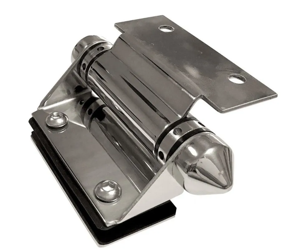 Stiklinio baseino tvoros vartų vyriai