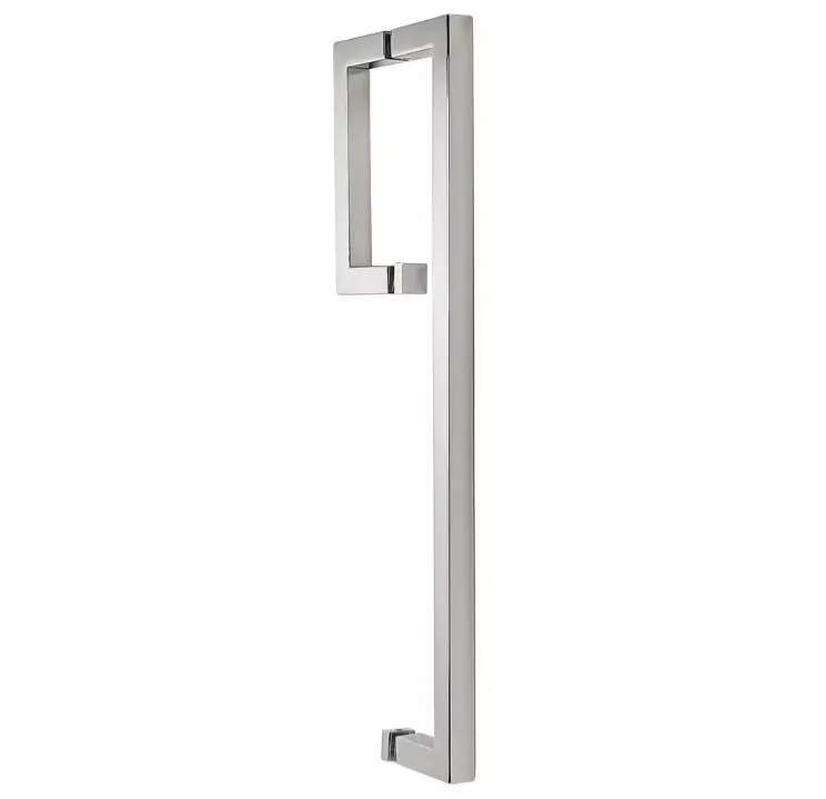 Stačiakampis nerūdijančio plieno dušo durų rankšluosčių laikiklis